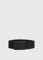 Textile belt with automatic buckle