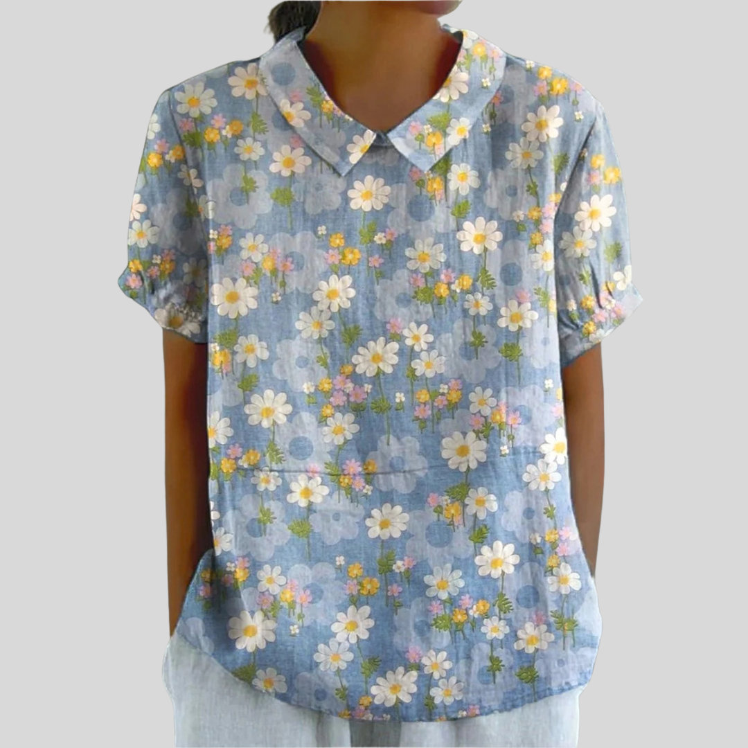 Top Floreale Elegante