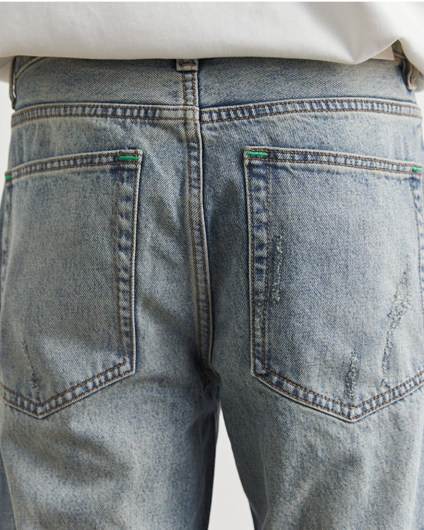 Jeans Dritti Stone Washed