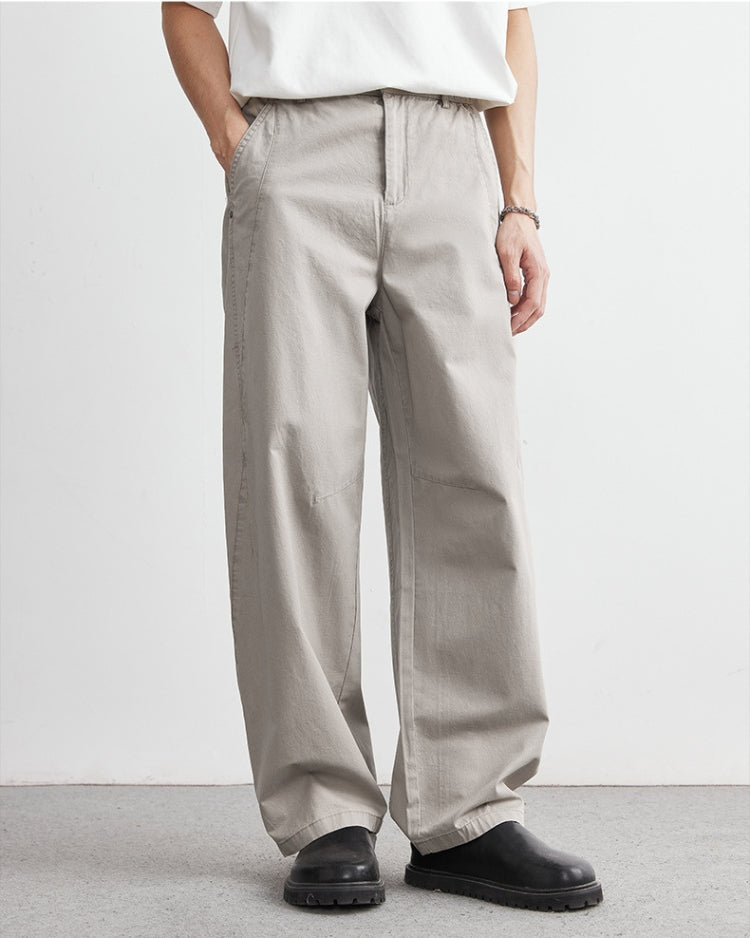 Pantaloni dal Taglio Comodo con Elastico in Vita