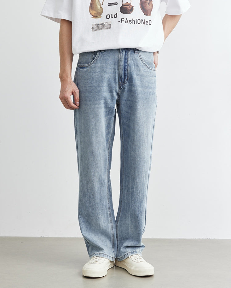 Jeans Dritti Azzurri