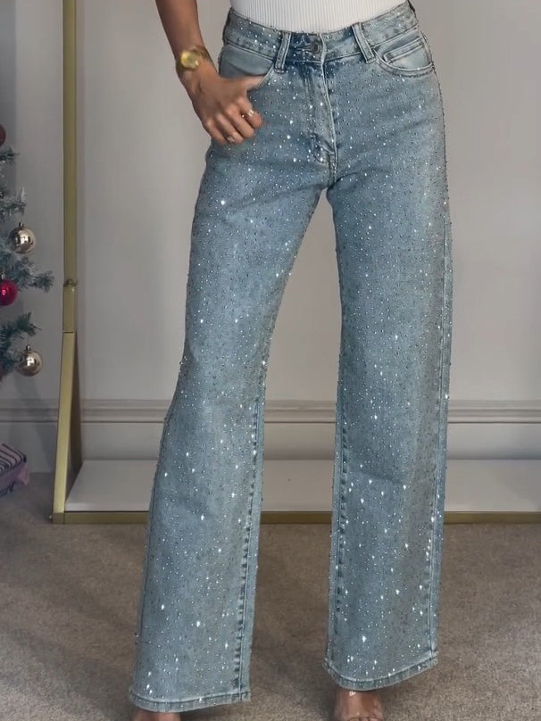 Jeans Diamonds Straight