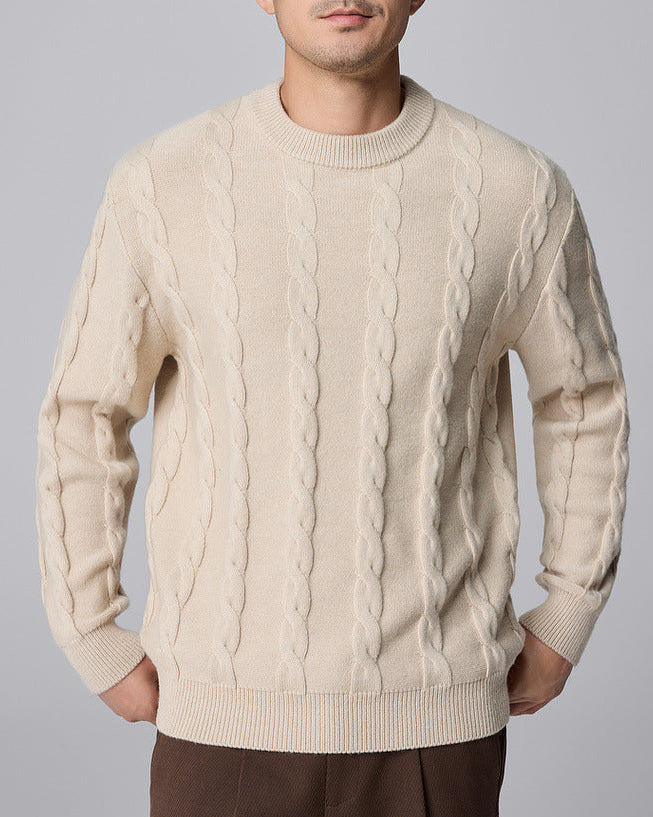Maglione a Trecce