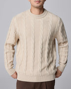 Maglione a Trecce