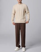 Maglione a Trecce