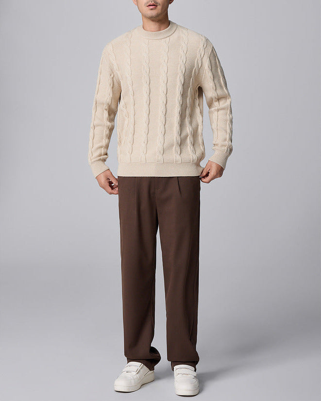 Maglione a Trecce