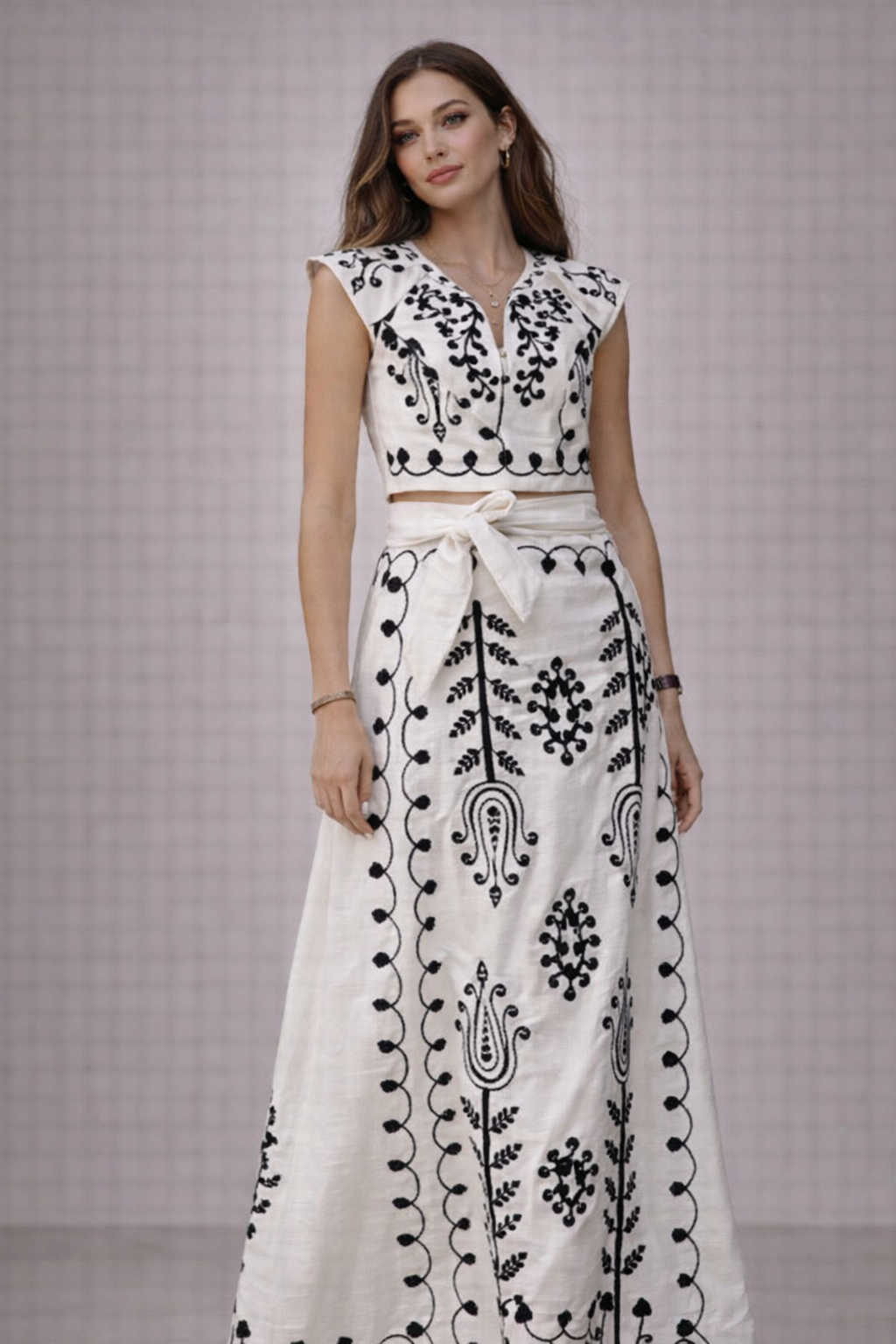 Conjunto Estampado Bordado