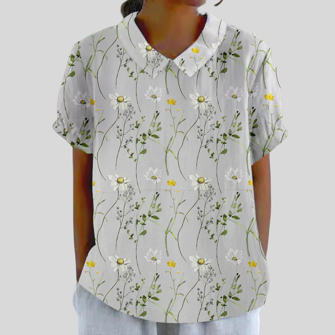 Top Floreale Elegante