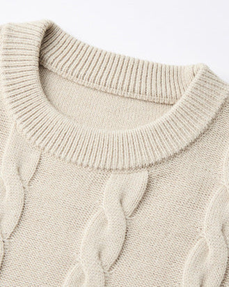 Maglione a Trecce