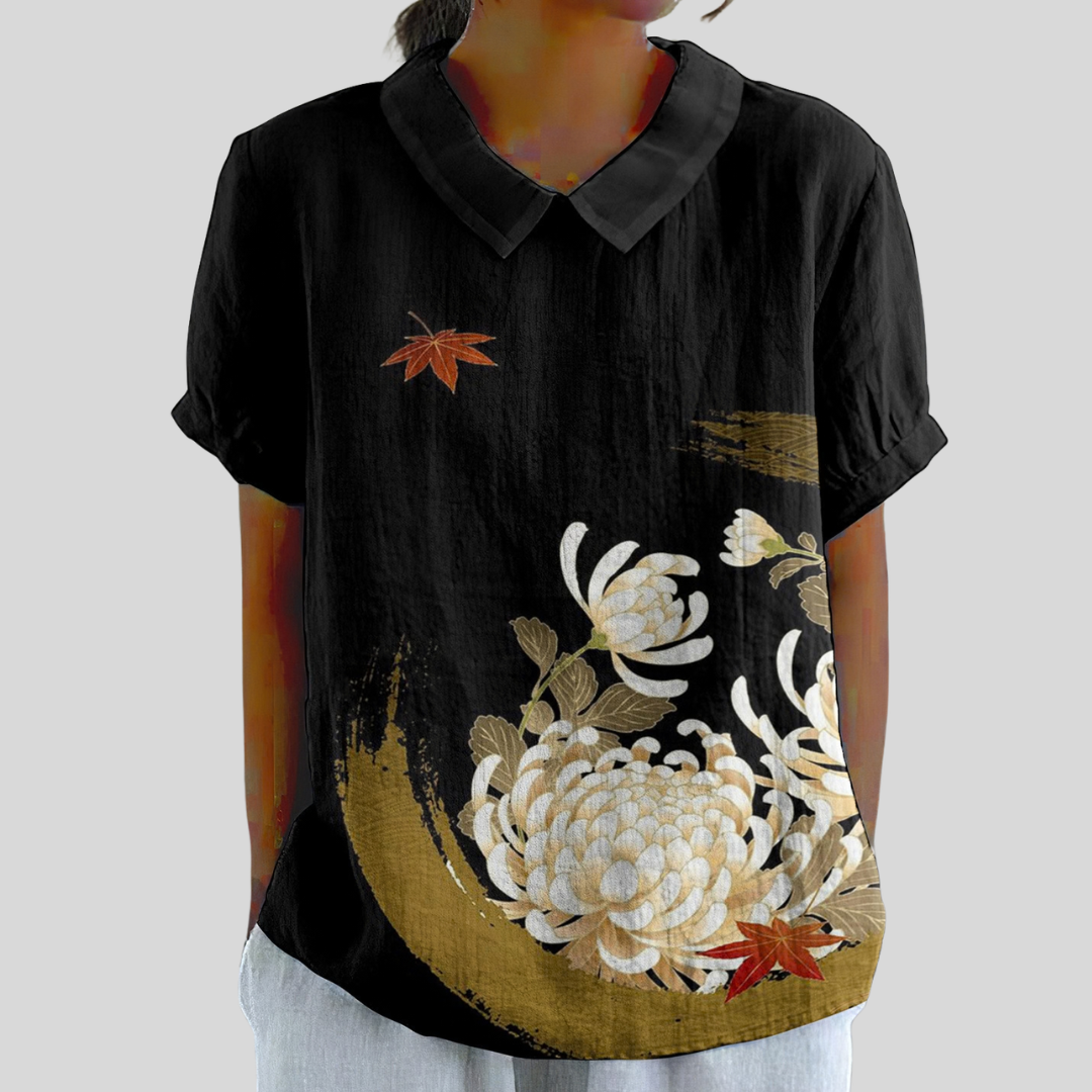 Top Elegante a Fiori