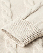 Maglione a Trecce