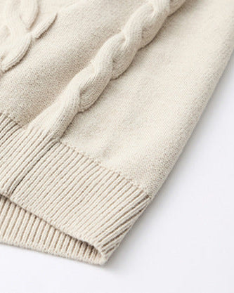Maglione a Trecce