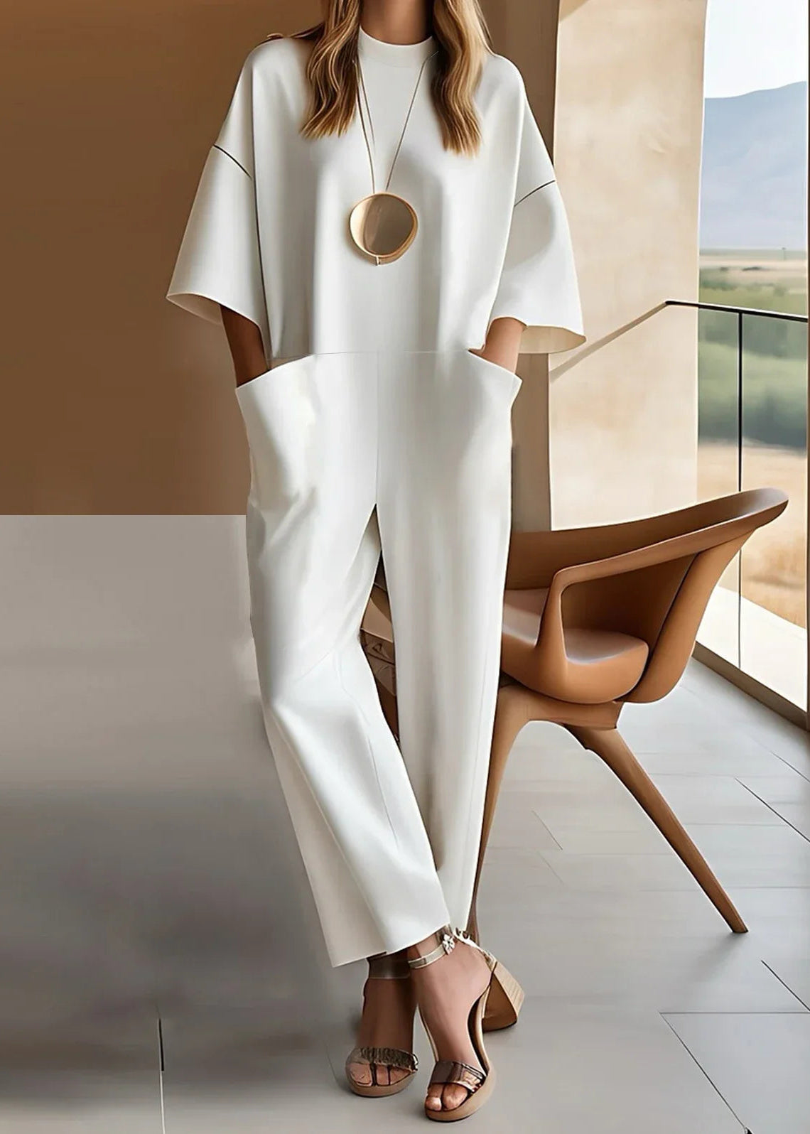 Mono Elegante de Manga Corta Emmy