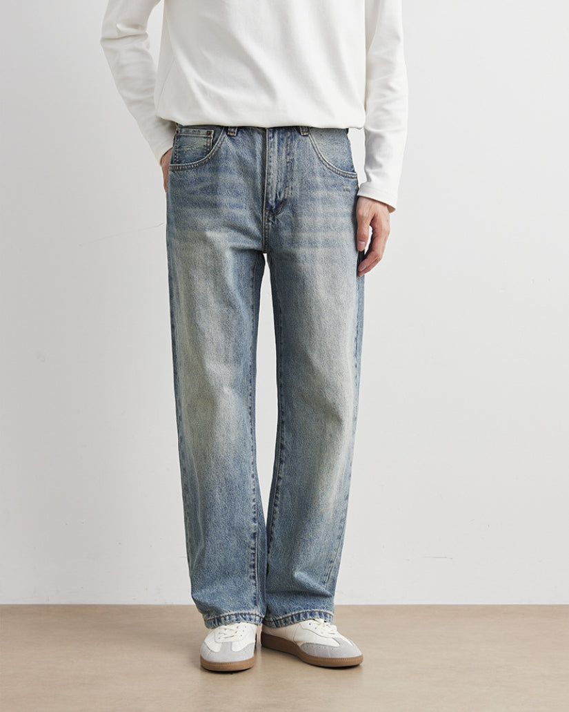 Jeans Dritti Stone Washed