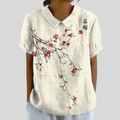 Top Floreale Elegante