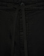 Cotton and linen blend trousers