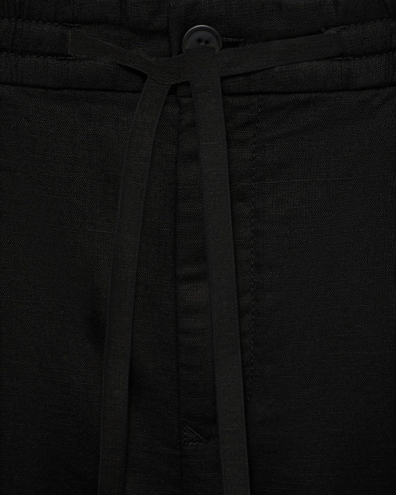 Cotton and linen blend trousers