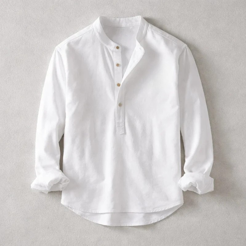 Osaka | Camicia Henley in Lino