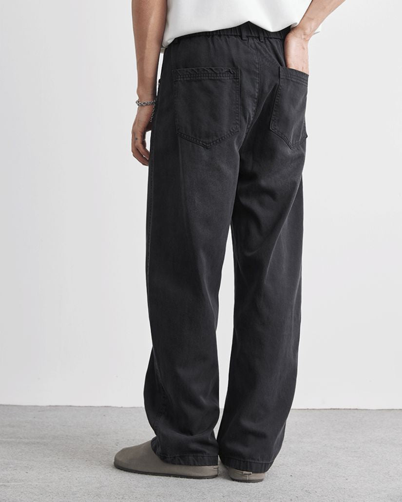 Jeans Dritti con Lavaggio Easy