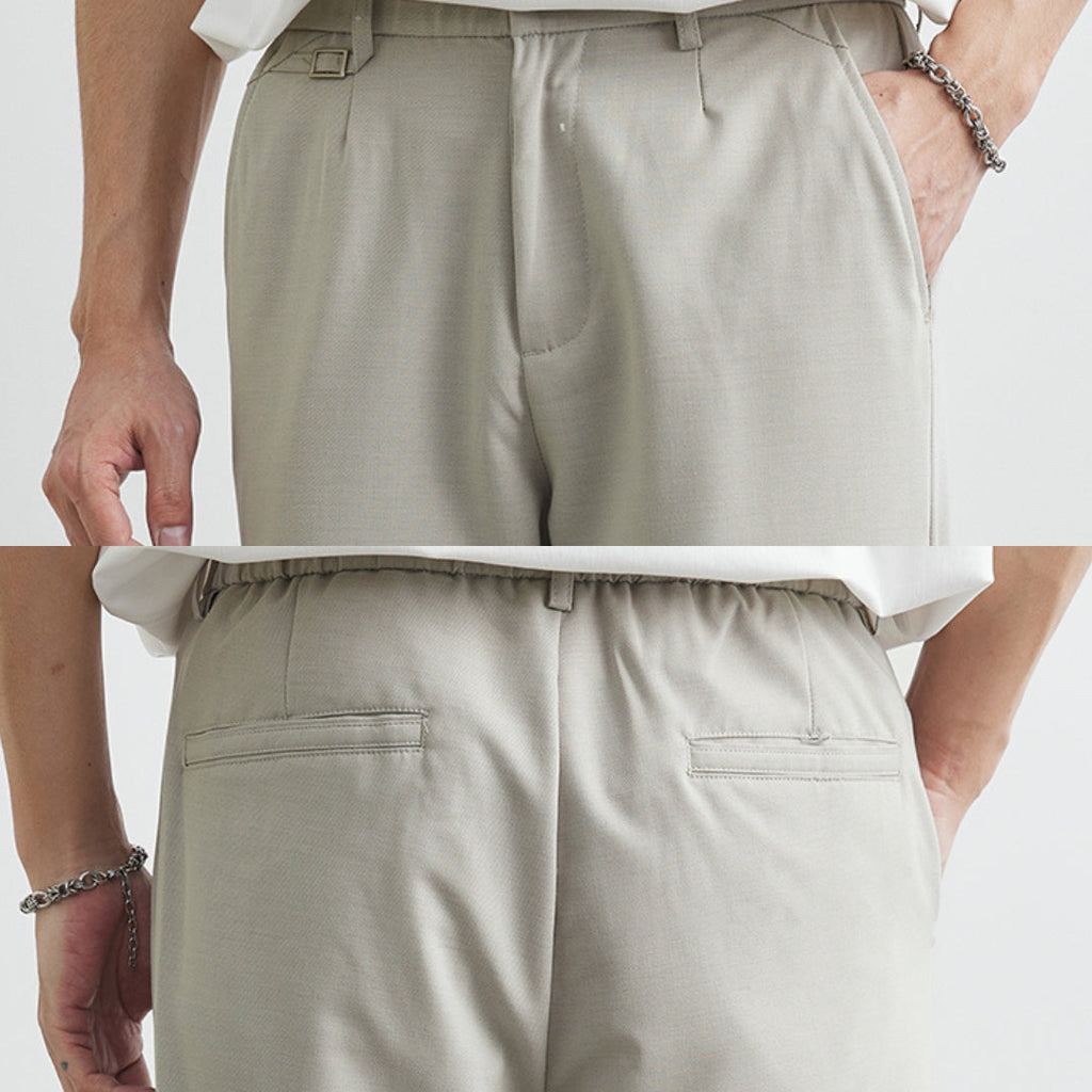 Pantaloni Dritti Clean