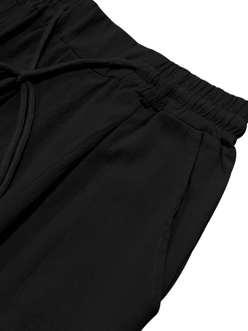 Nichols | Pantaloni in Lino con Cordino