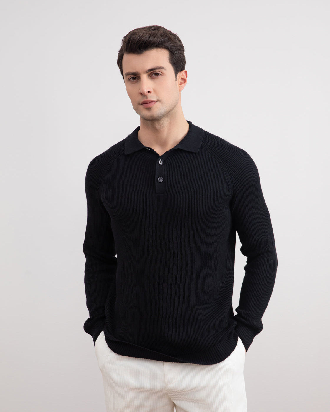 Polo Strutturato Scuro