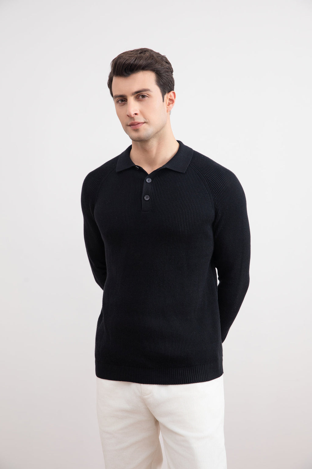 Polo Strutturato Scuro