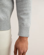 Maglione con Zip Dalla Struttura Rigida
