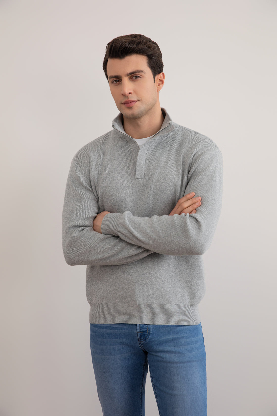 Maglione Leggero a Collo Alto