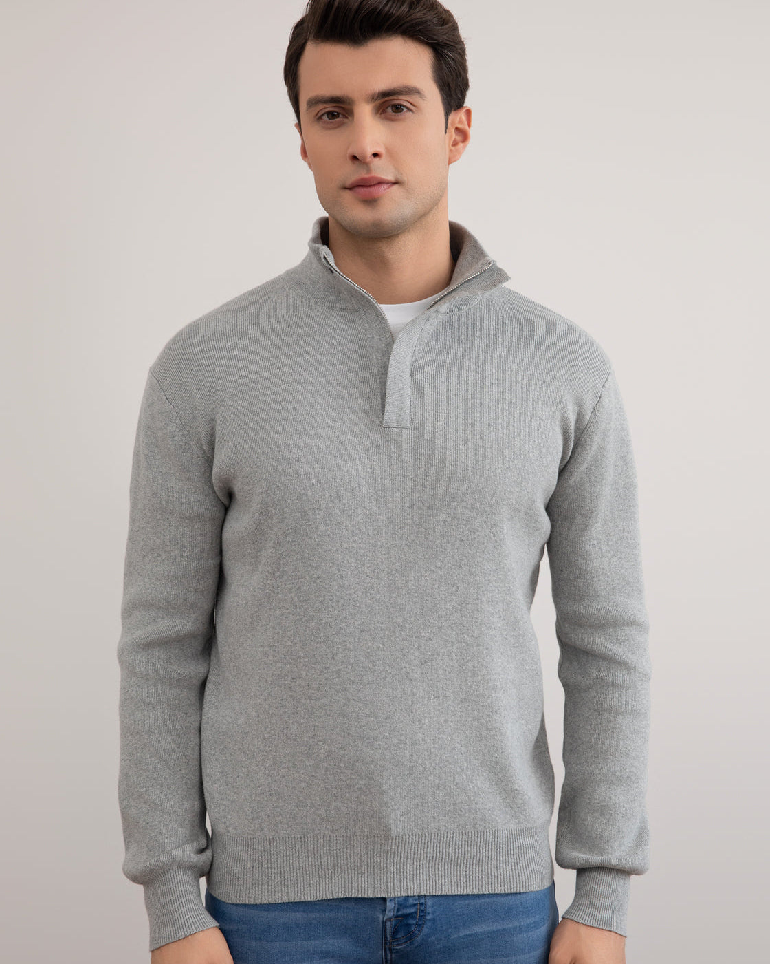 Maglione Leggero a Collo Alto