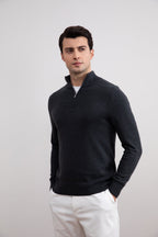 Maglione Essential con Mezza Zip
