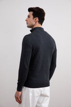 Maglione Essential con Mezza Zip