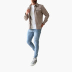 David | Giacca a Camicia con Abbottonatura