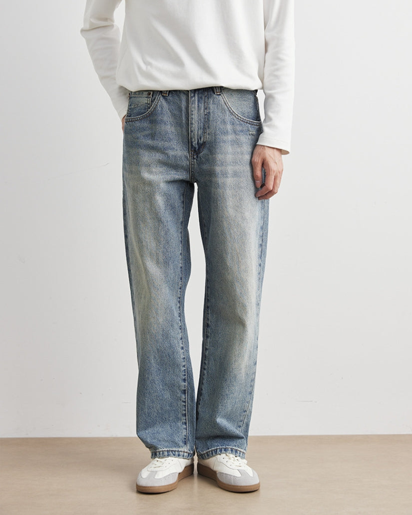 Jeans Dritti Stone Washed