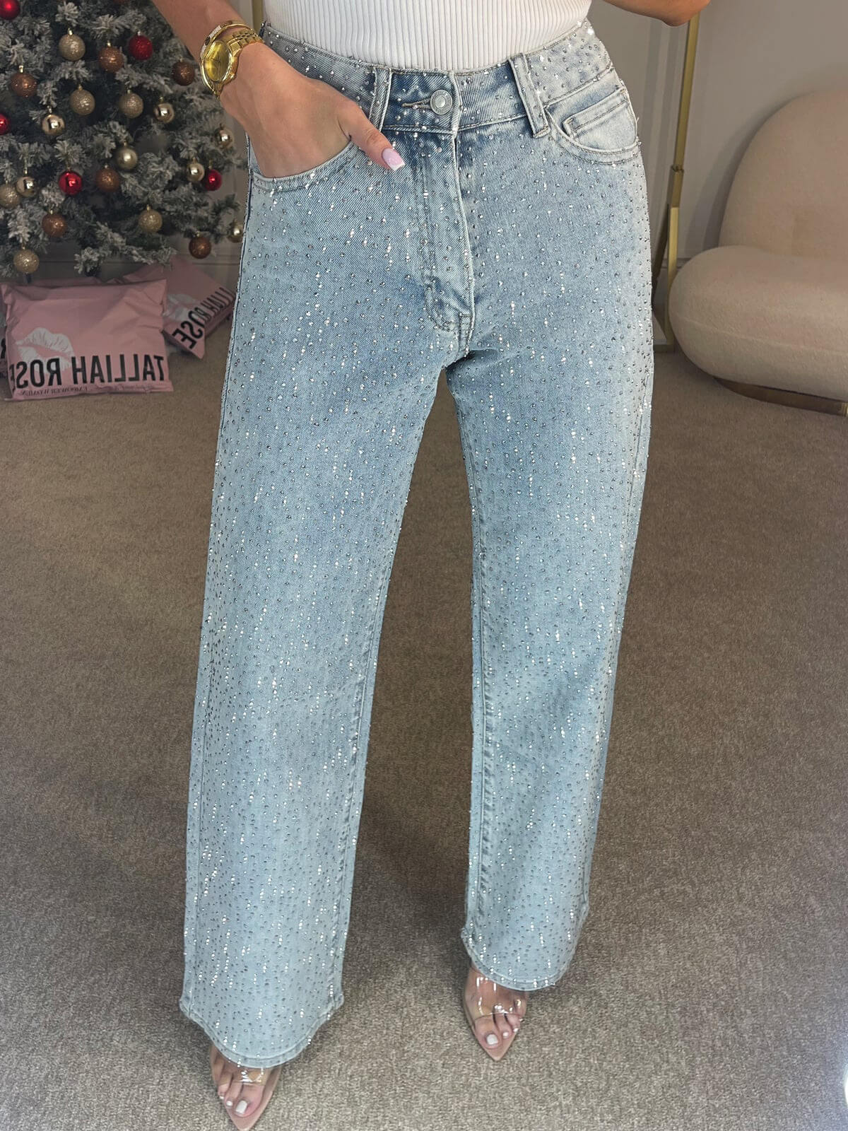Jeans Diamonds Straight