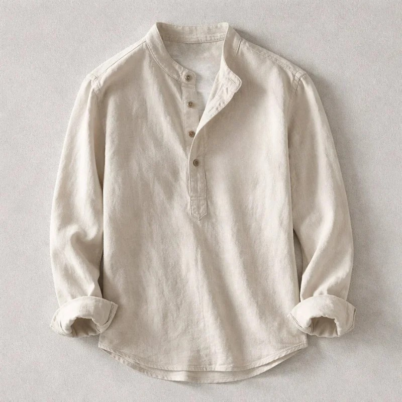 Osaka | Camicia Henley in Lino