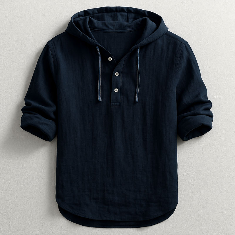 Rex | Camicia in Lino con Cappuccio