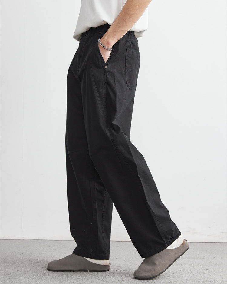 Pantaloni dal Taglio Comodo con Elastico in Vita
