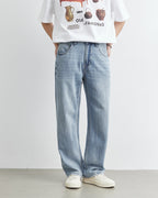 Jeans Dritti Azzurri