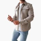 David | Giacca a Camicia con Abbottonatura