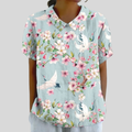 Top floreale elegante