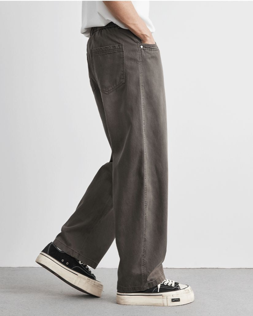 Jeans Dritti con Lavaggio Easy