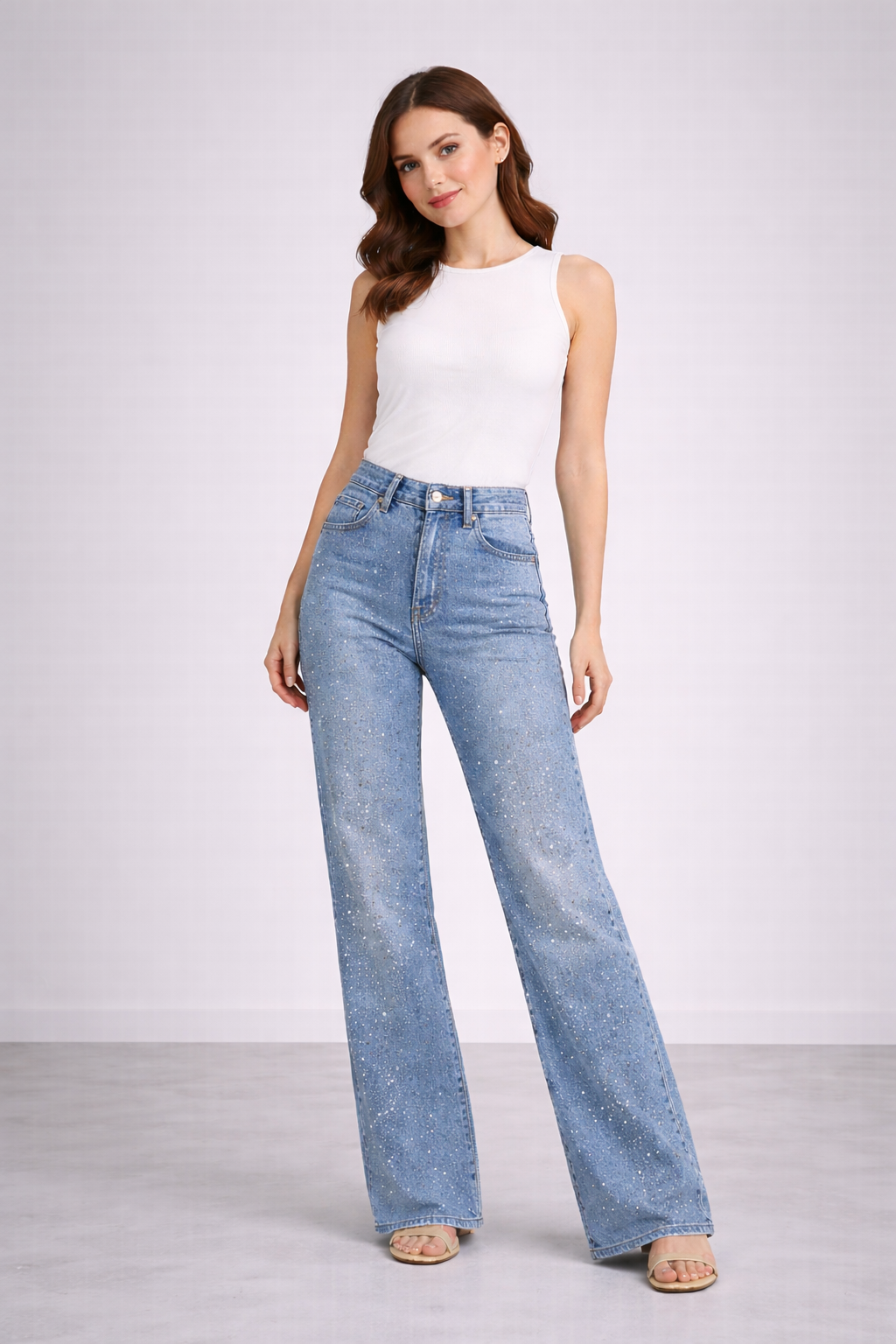 Jeans Diamonds Straight