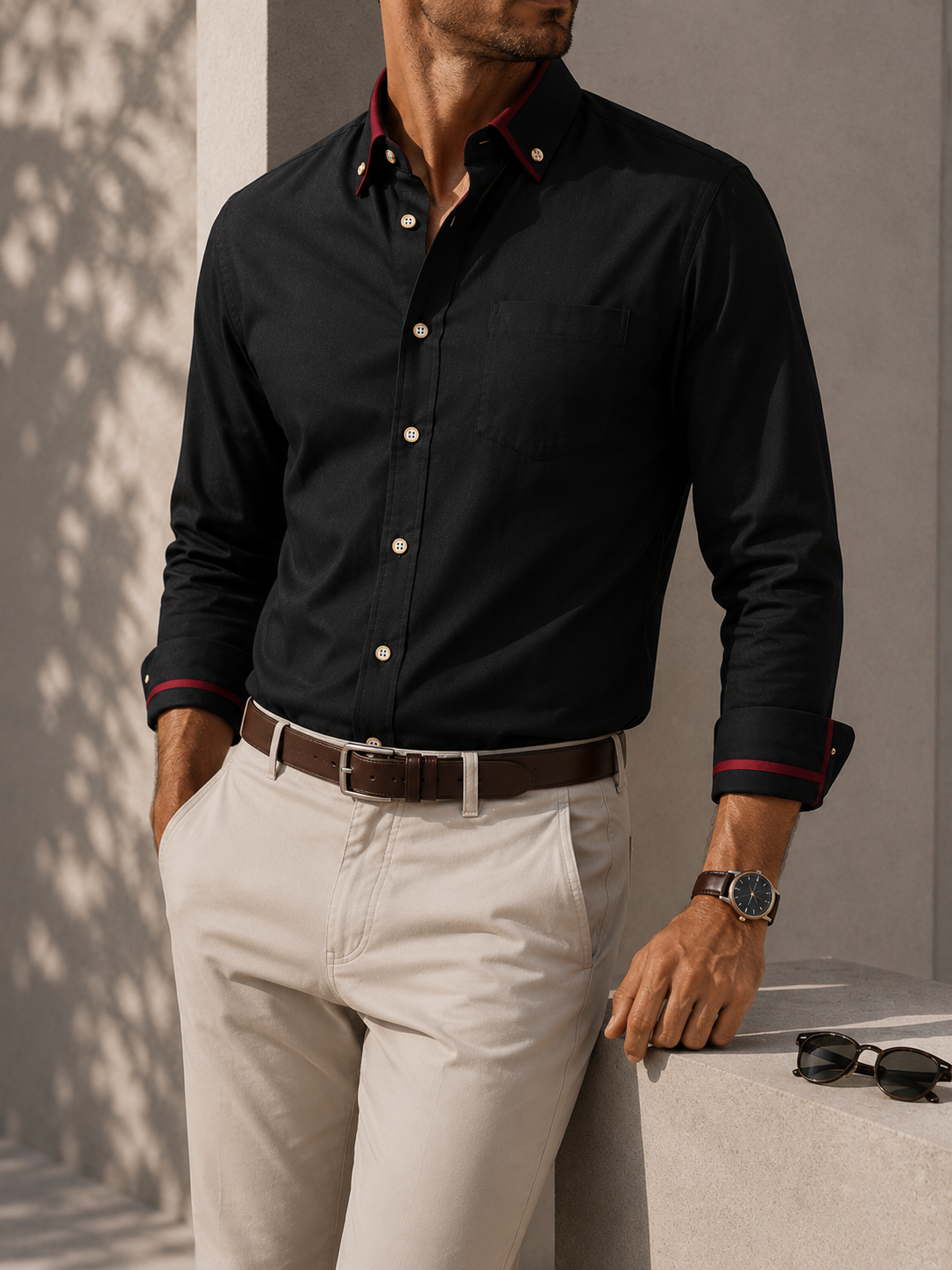 Alvin - Camicia  Contrasto