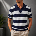 Aldridge | Polo Knit Vintage con Silhouette Strutturata