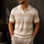 Aldridge | Polo Knit Vintage con Silhouette Strutturata