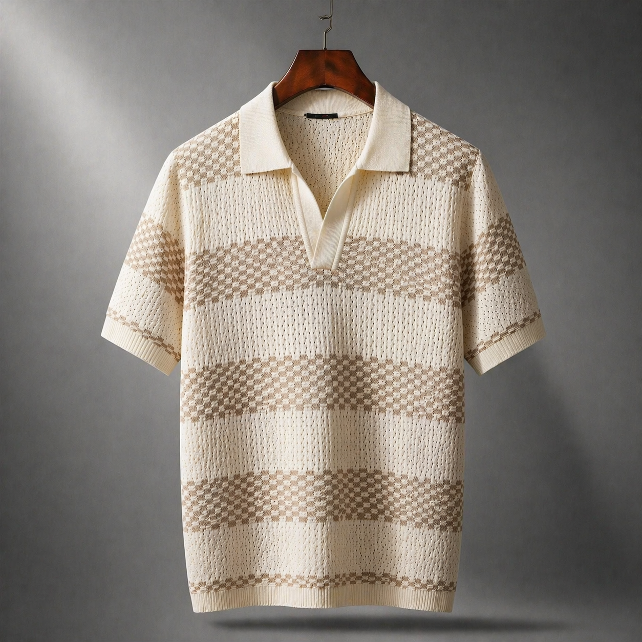 Aldridge | Polo Knit Vintage con Silhouette Strutturata