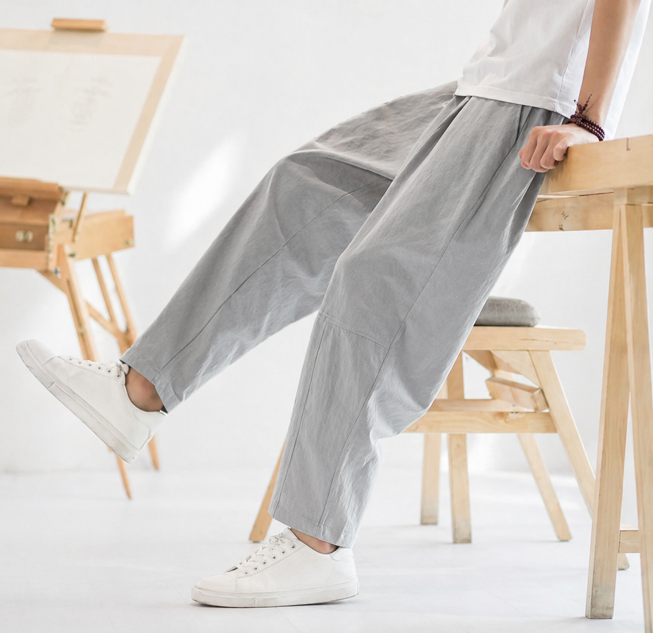 Corso | Pantaloni Cropped in Cotone