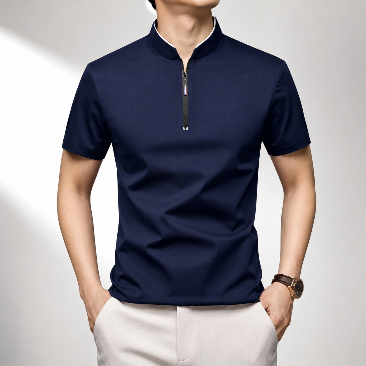 Montero | Polo Quarter-Zip Moderno