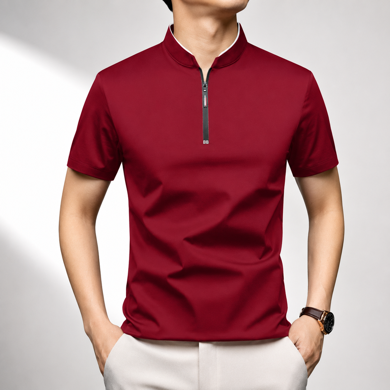Montero | Polo Quarter-Zip Moderno